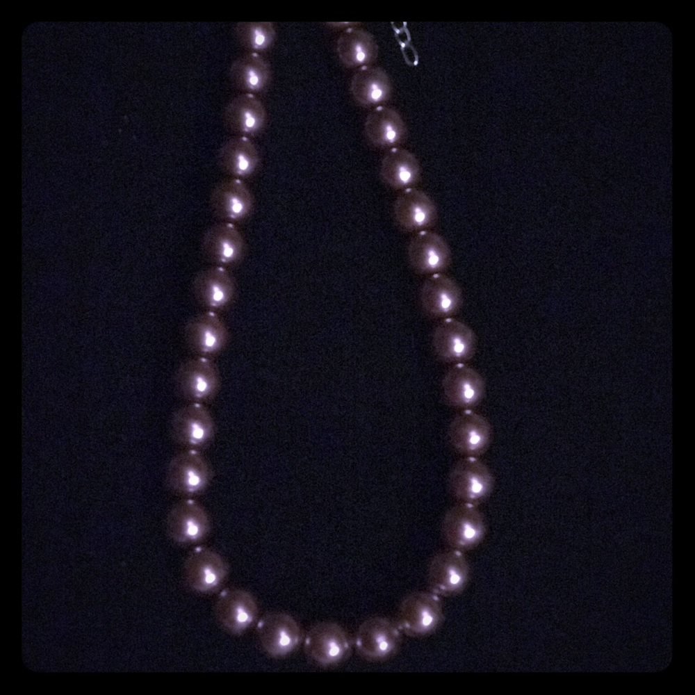 Deep purple necklace